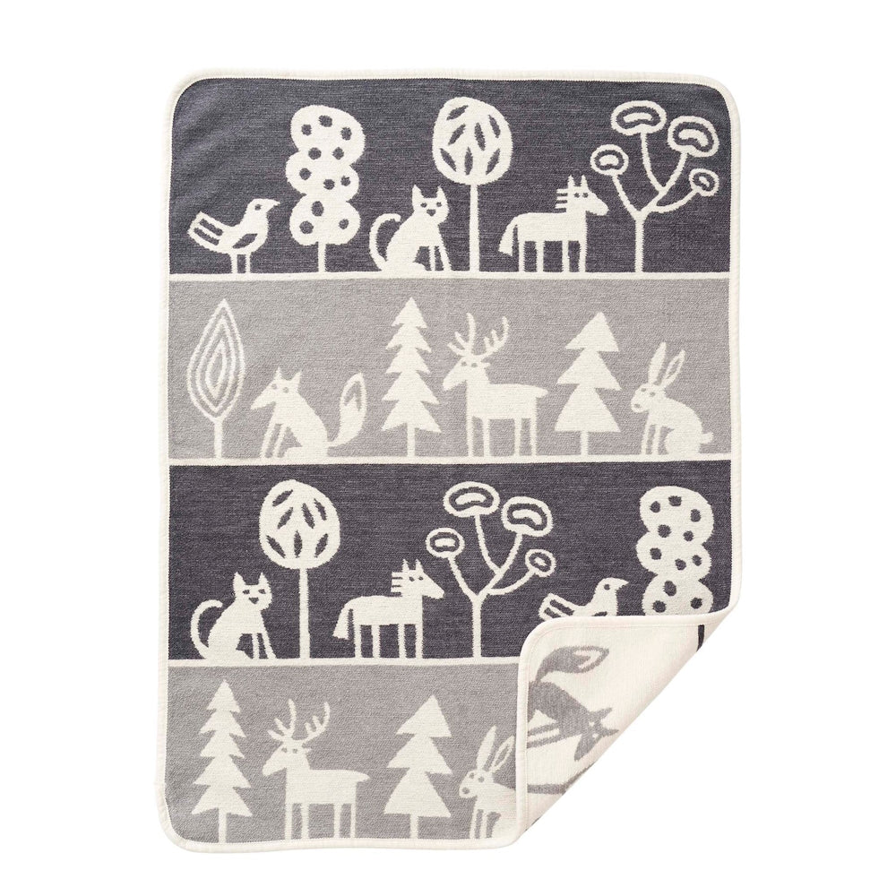 Wildlife Organic Cotton Baby Blanket