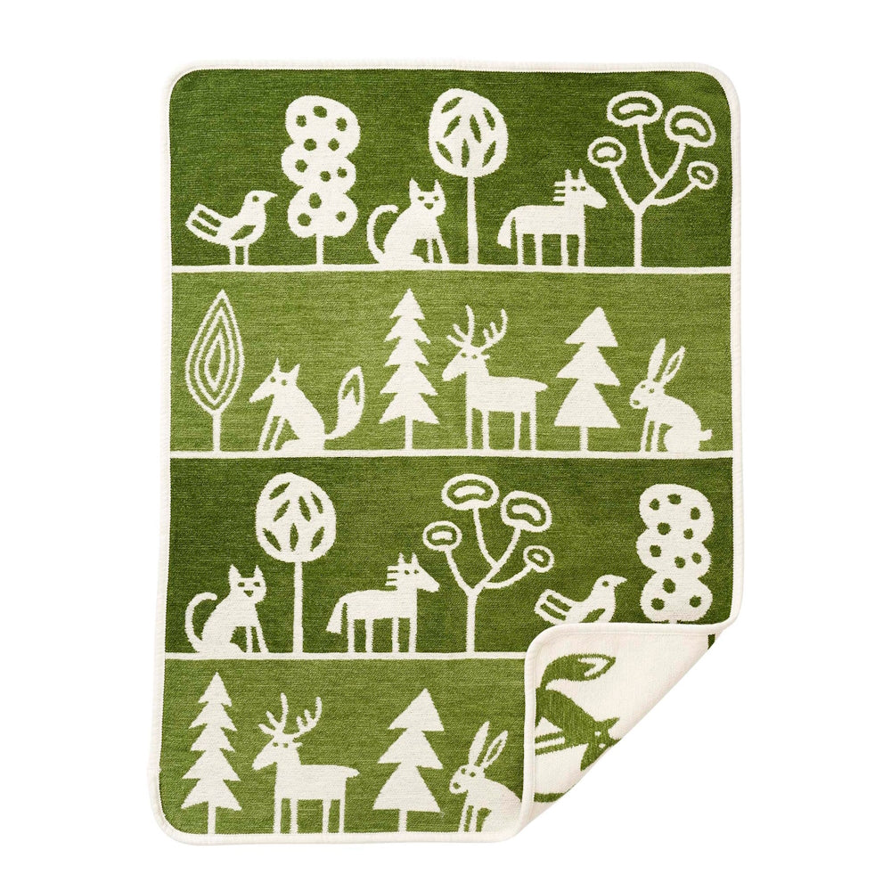 Wildlife Organic Cotton Baby Blanket