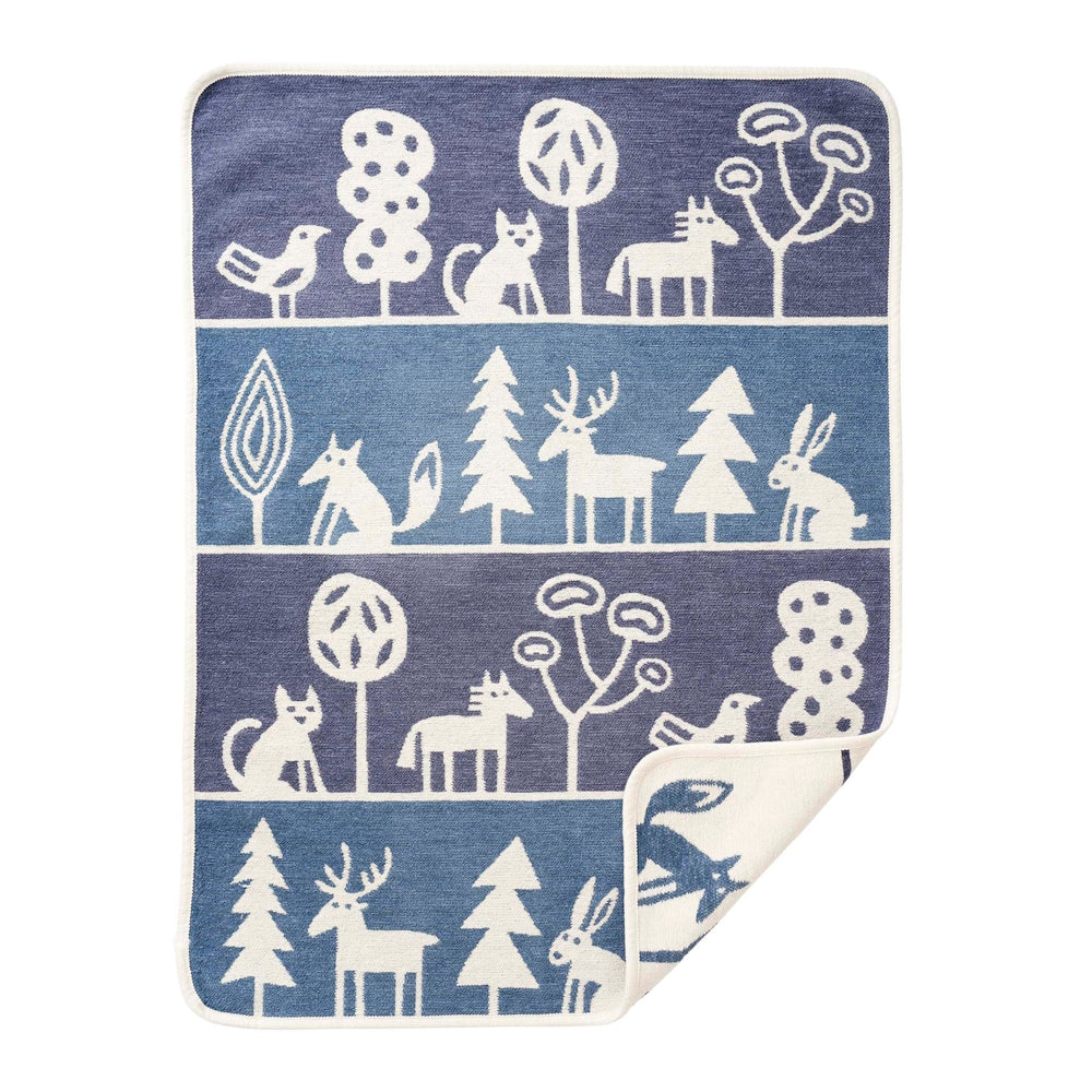 Wildlife Organic Cotton Baby Blanket