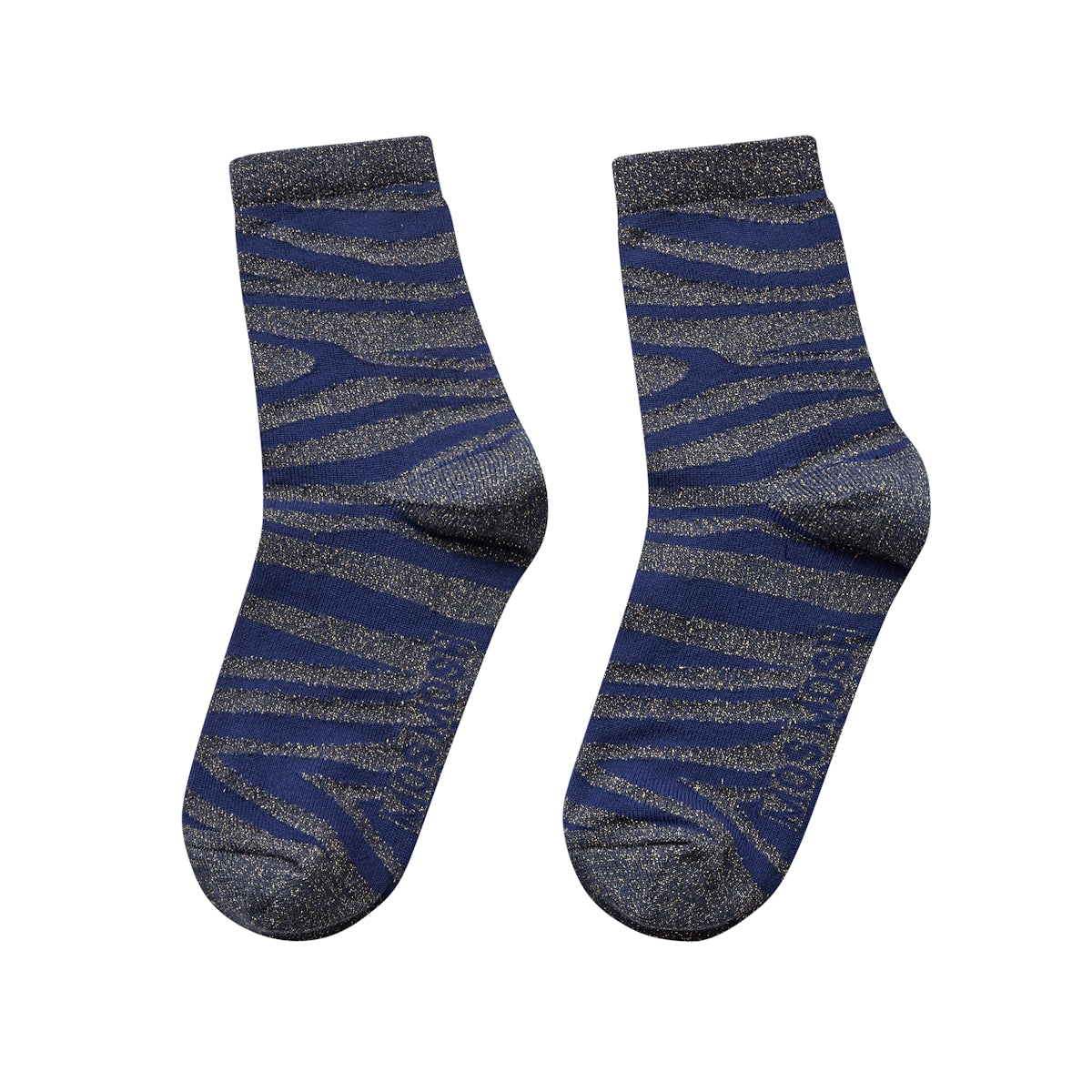 Mos Mosh Glitter Socks Blue