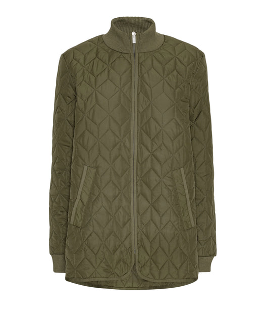 Short Quilt Jacket Army