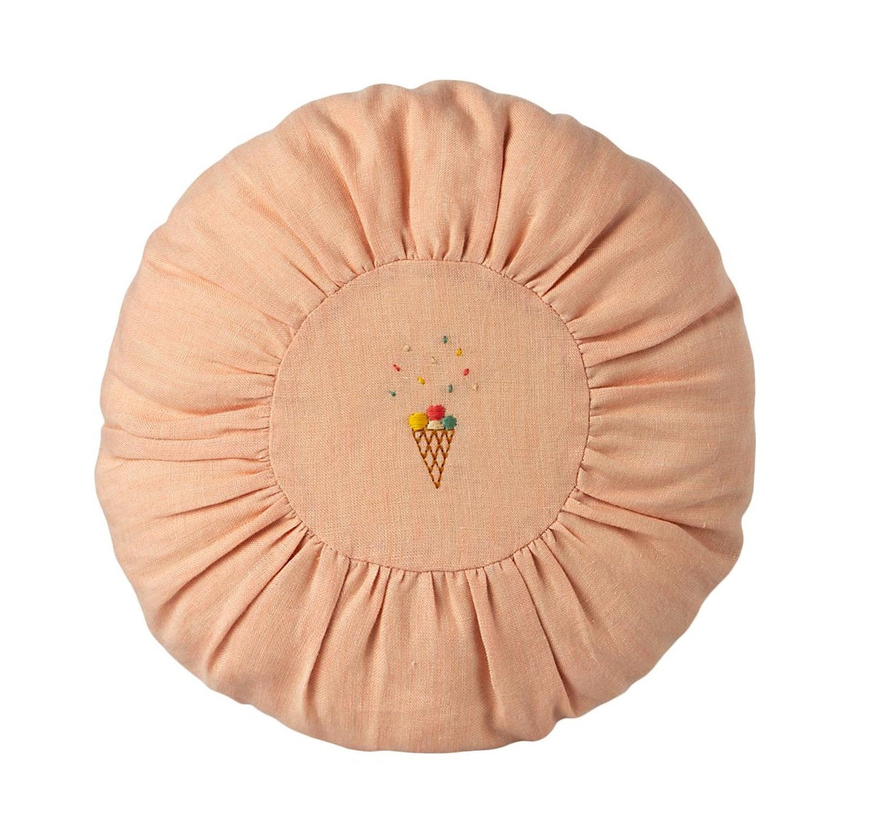 maileg-cushion-round-rose