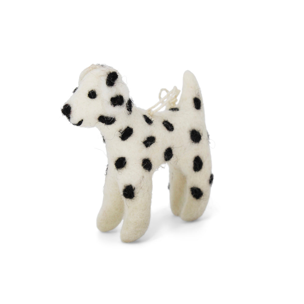 Gry & Sif Dalmatian Felted Decoration