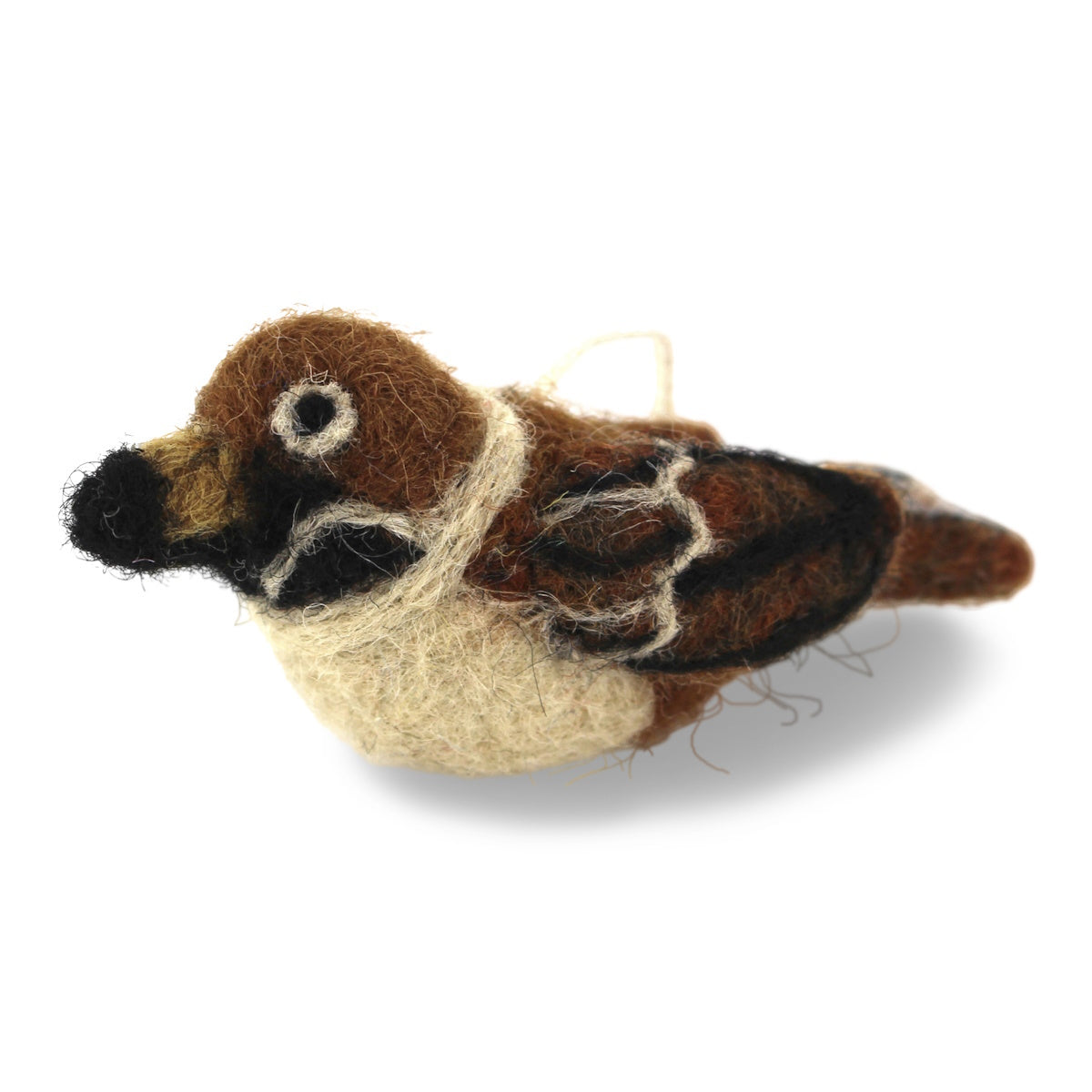 Gry & Sif Sparrow Felted Decoration