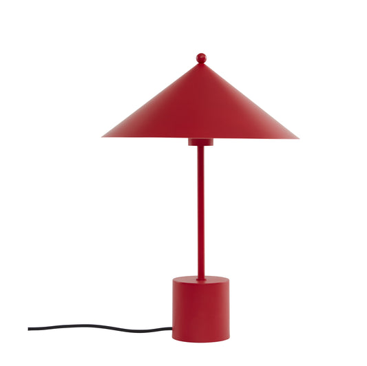 Kasa Table Lamp cherry red