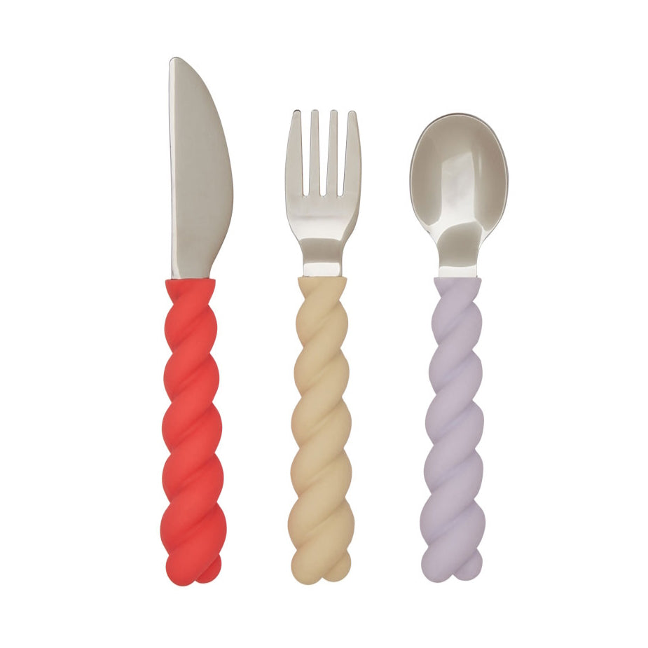 OYOY-mellow-cutlery-set-red