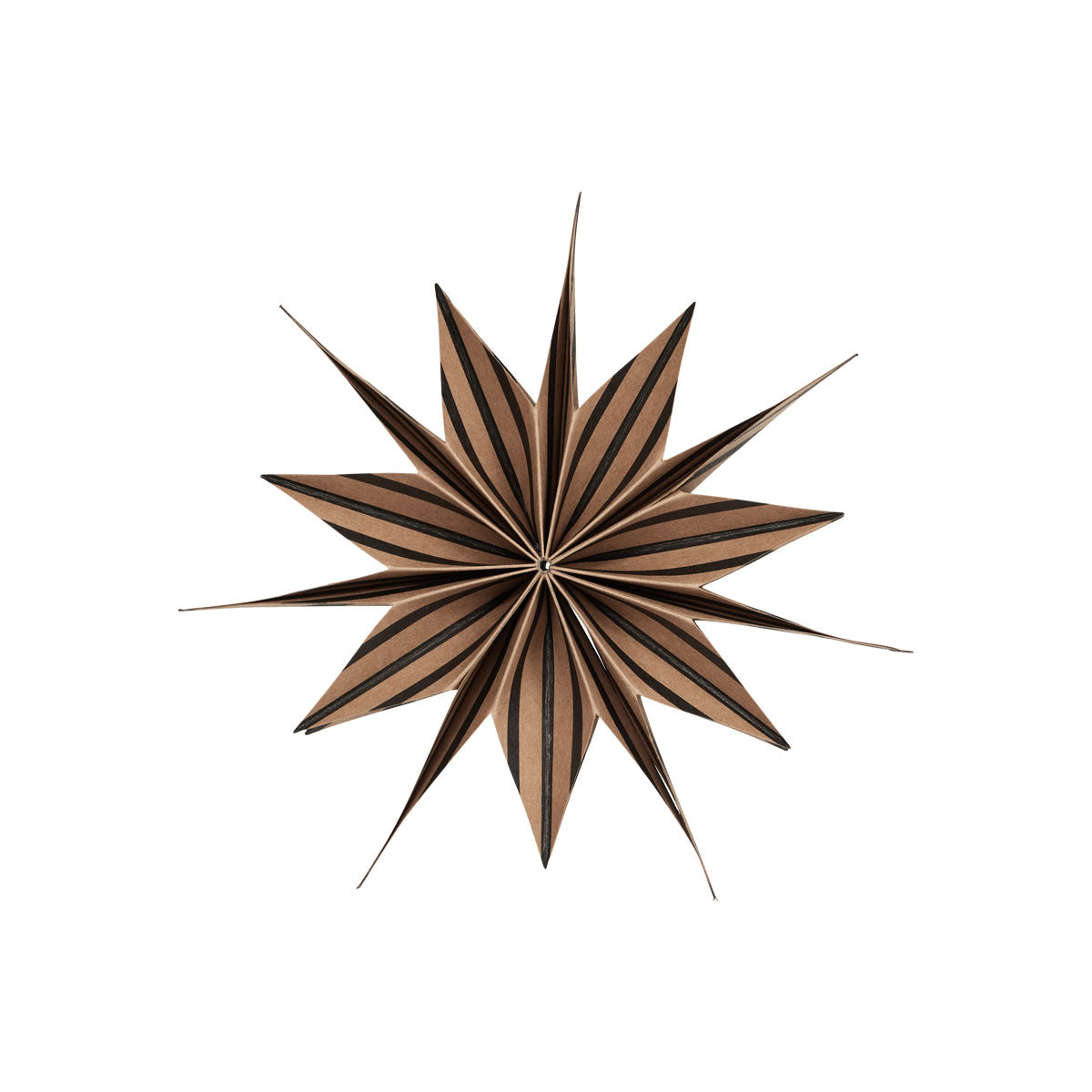 OYOY Toppu Christmas Star Decoration Brown Small