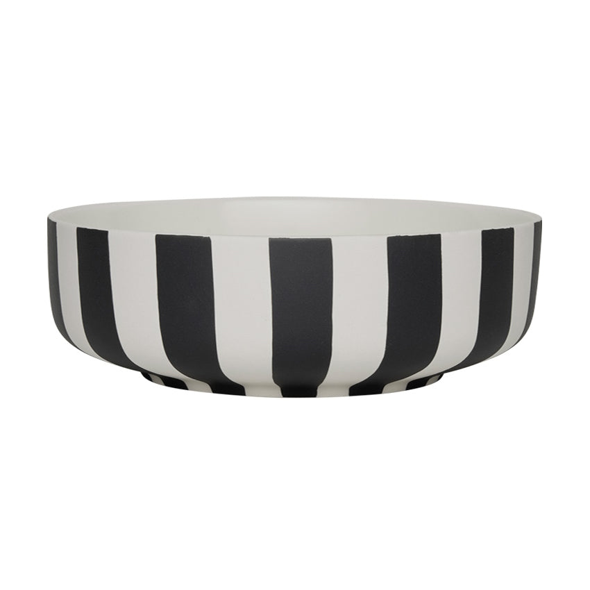 OYOY Toppu Bowl Large White-Black