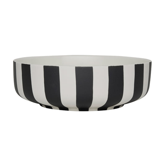 OYOY Toppu Bowl Large White-Black