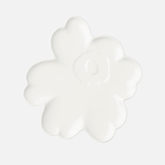 Marimekko Unikko Serving Plate 20cm White