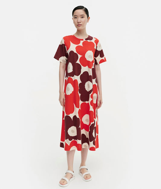Petrun Unikko Dress Red