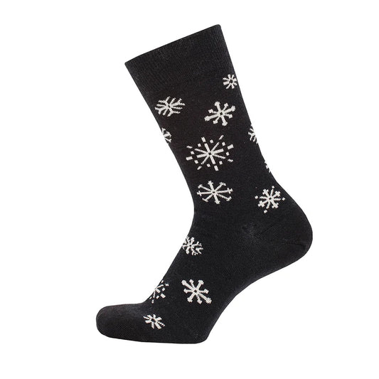 Bengt & Lotta Snowstar Wool Socks Black 35-39