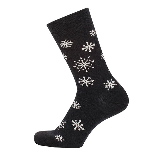 Bengt & Lotta Snowstar Wool Socks Black 40-45