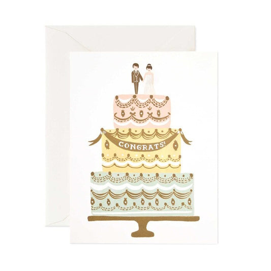 RiflePaperCo-congrats-wedding-cake-card