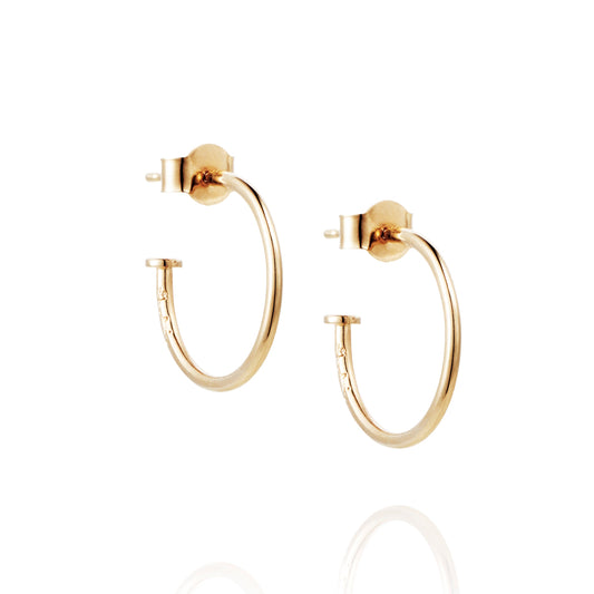 Efva Attling 101 Plain Hoops Gold