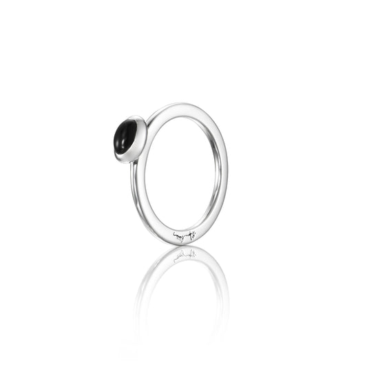 EfvaAttling-love-bead-ring-onyx16.5mm