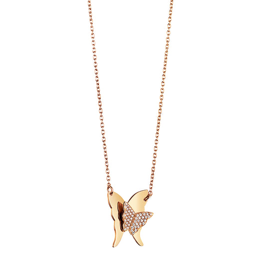 Efva Attling Miss Butterfly & Stars Necklace