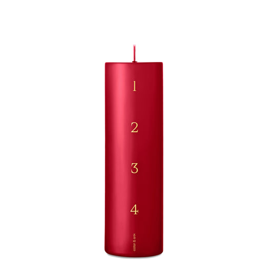 Ester & Erik Advent Candle 20cm 80hr Winter Berry