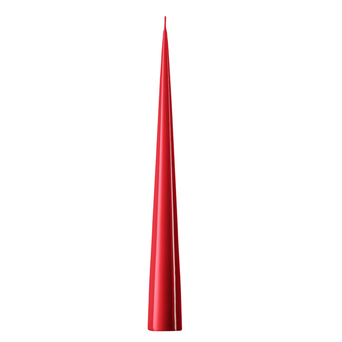 Ester & Erik Cone Candle 34cm 25h Xmas Red