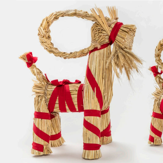 Goat Straw Ornament 35cm