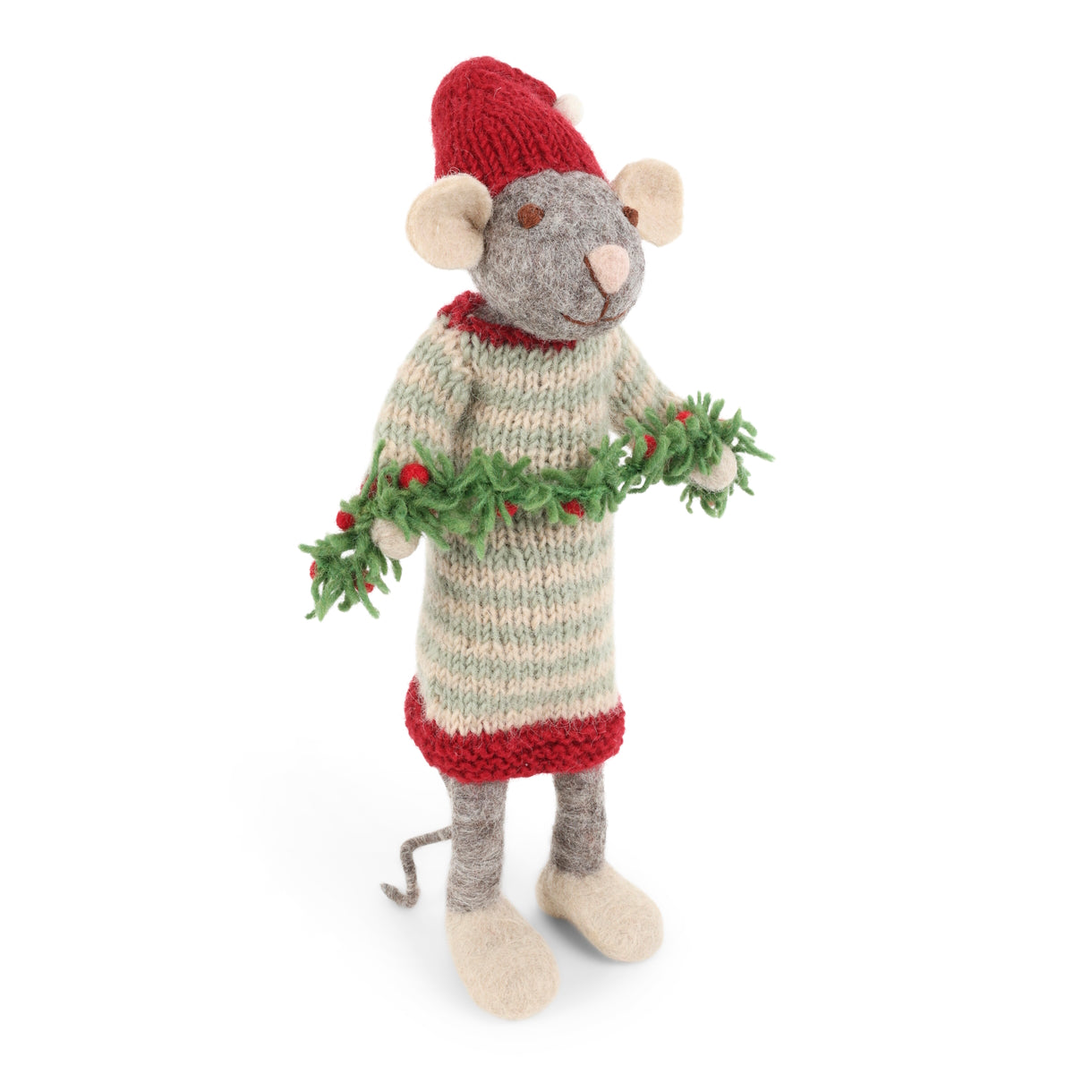 Gry & Sif Mouse Big Grey Garland