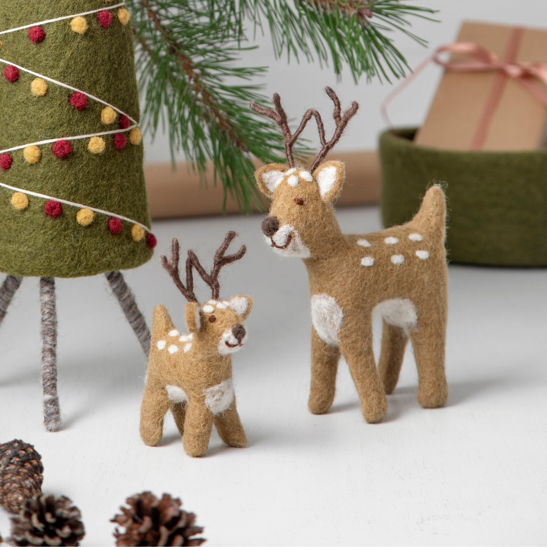 Gry & Sif Cute Deer Brown Small