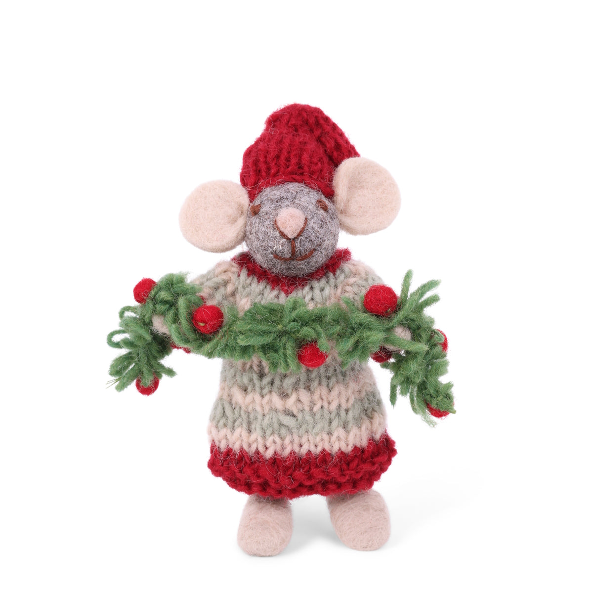 Gry & Sif Mouse Small Grey Garland