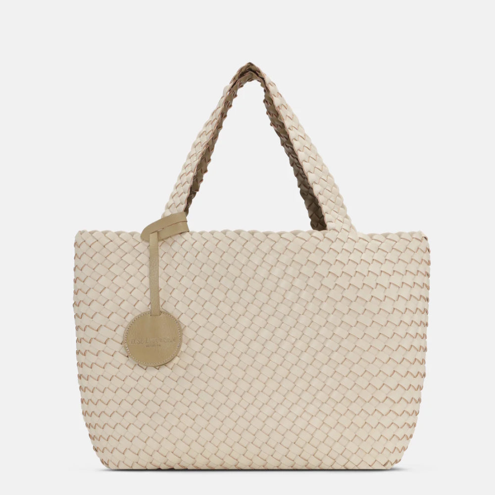 Ilse Jacobsen Woven Tote Bag Incense-Sand