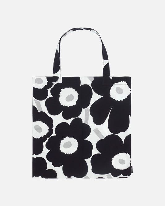 Unikko Cotton Bag White-Black