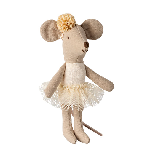 maileg-ballerina-mouse-little-sister-off-white