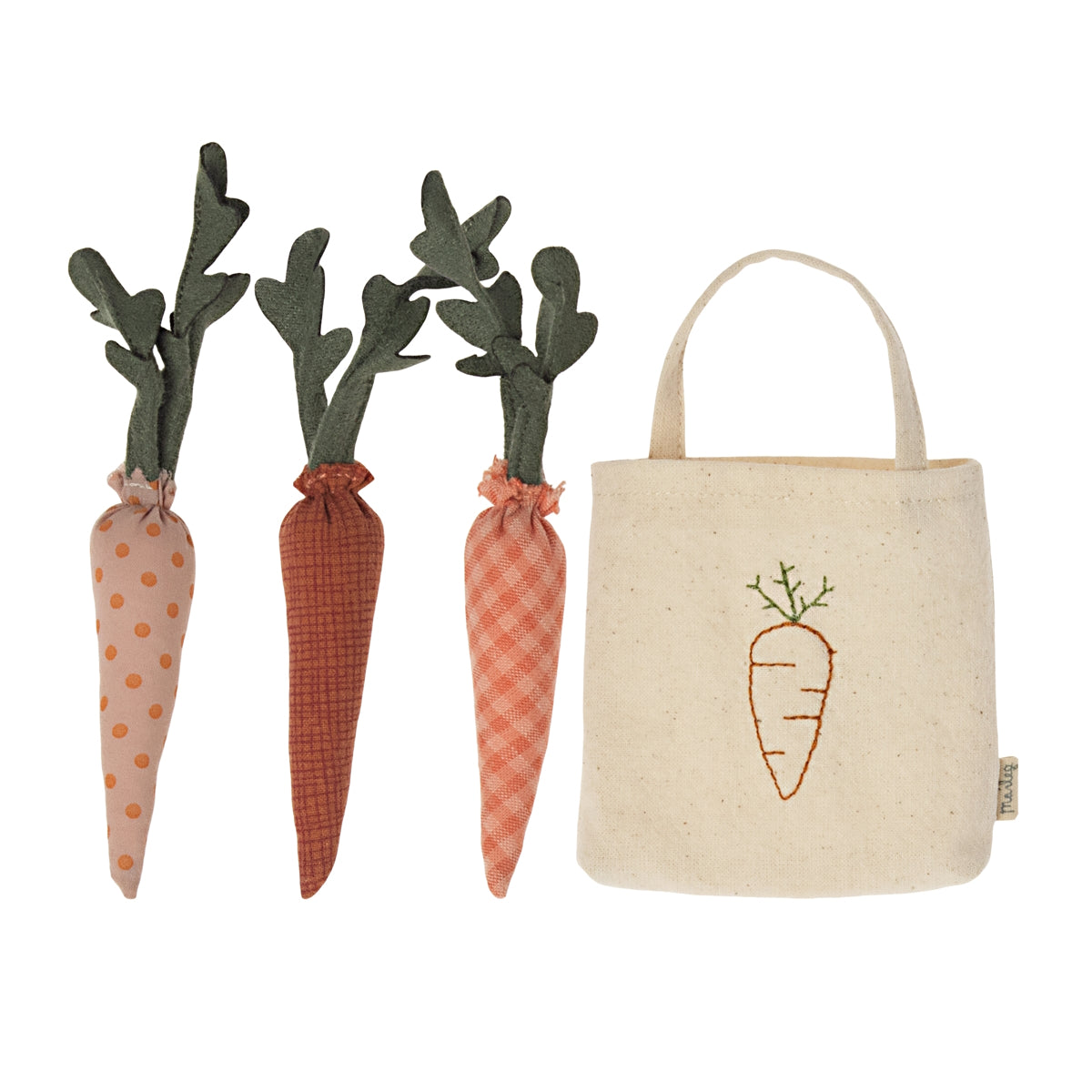 Maileg Carrots In Shopping Bag