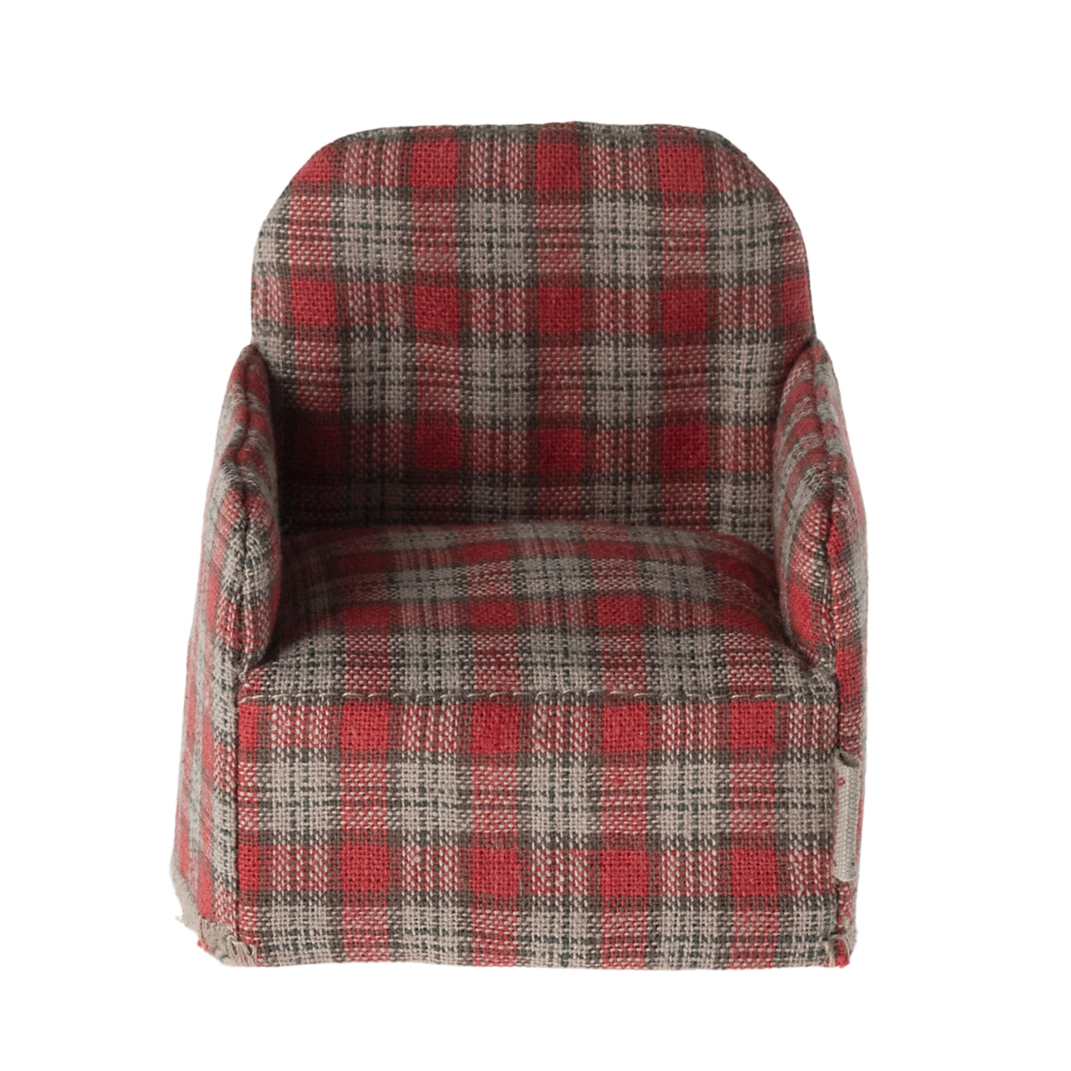 maileg-chair-mouse-red-checker