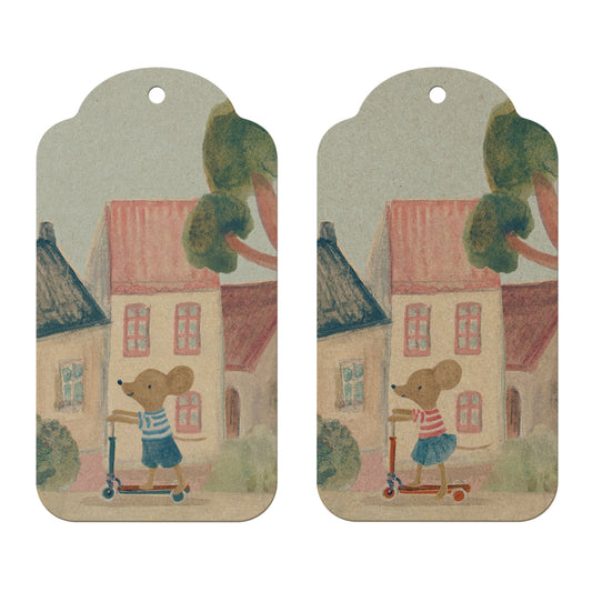 Maileg Gift Tag Mouse 12pcs