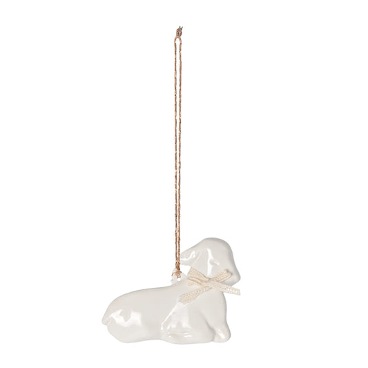 Maileg Metal Ornament Lamb off-white