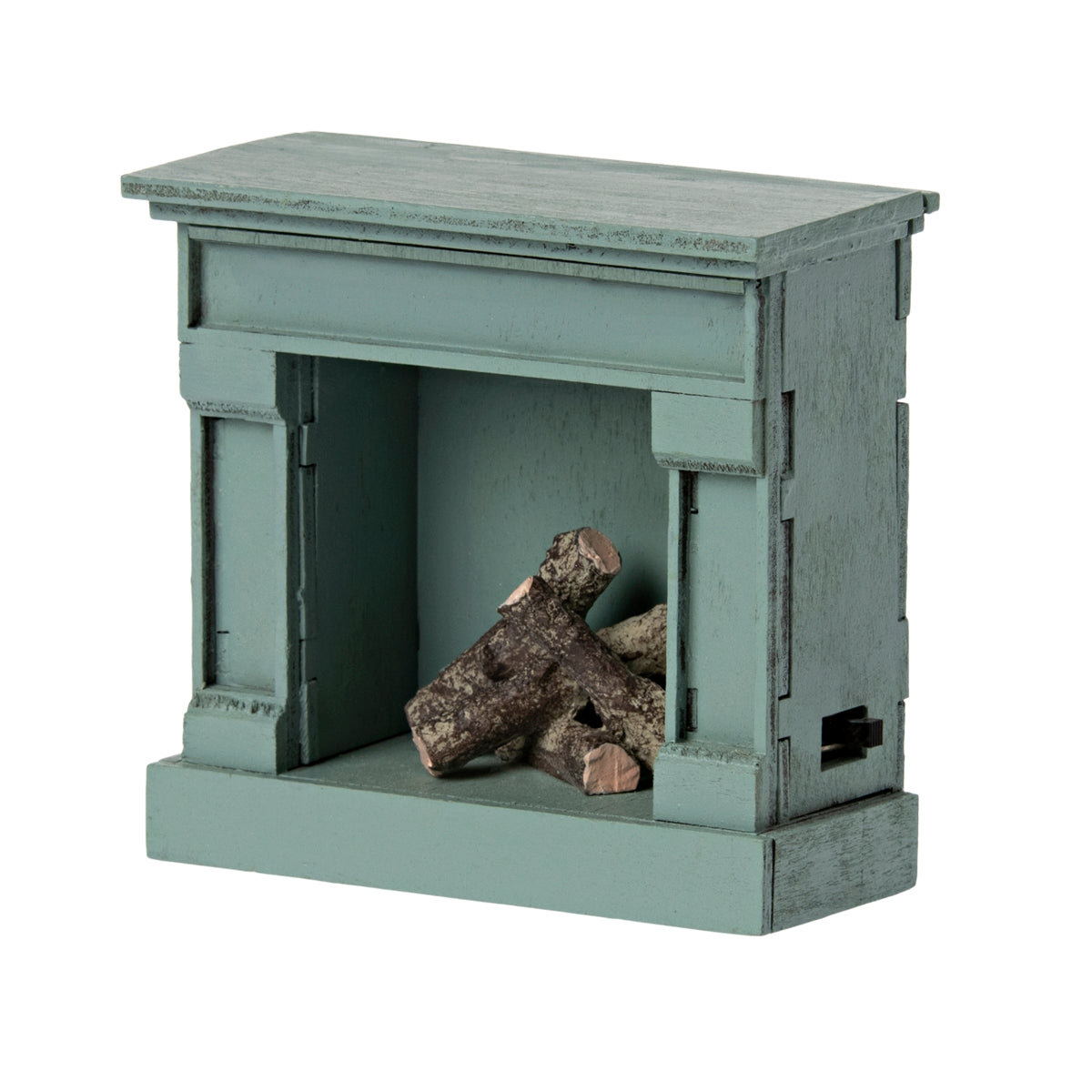 Maileg Miniature Fireplace blue