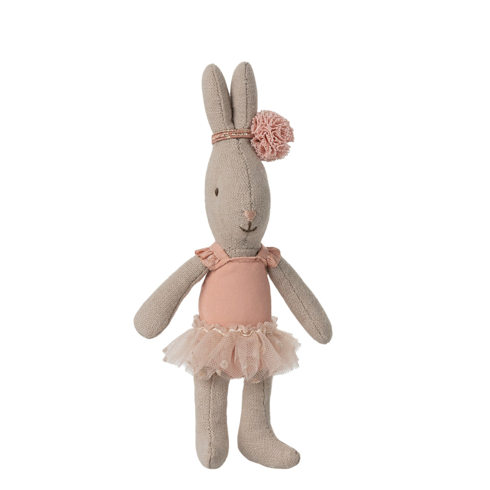 Maileg Rabbit Micro Ballet Suit and Skirt Rose