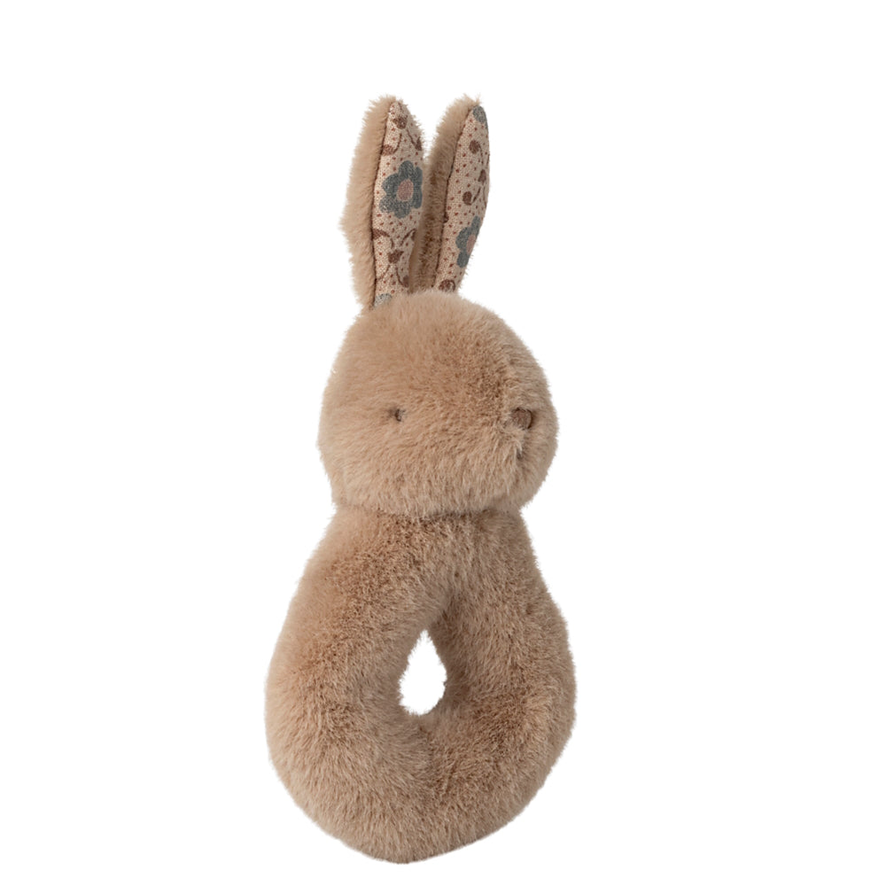 Maileg Rabbit Rattle Set Cream Peach