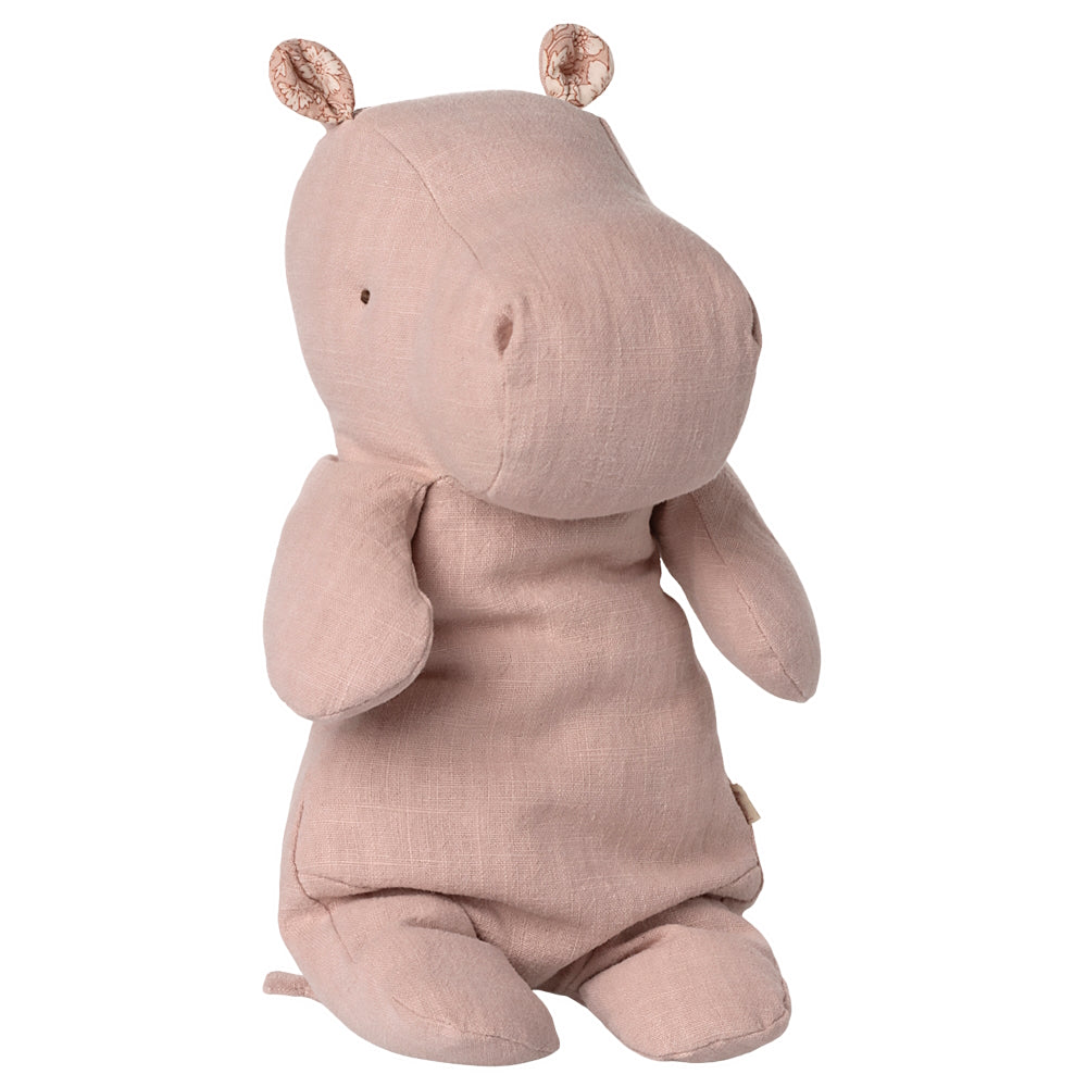 Maileg Safari Friends Hippo Medium Light Rose