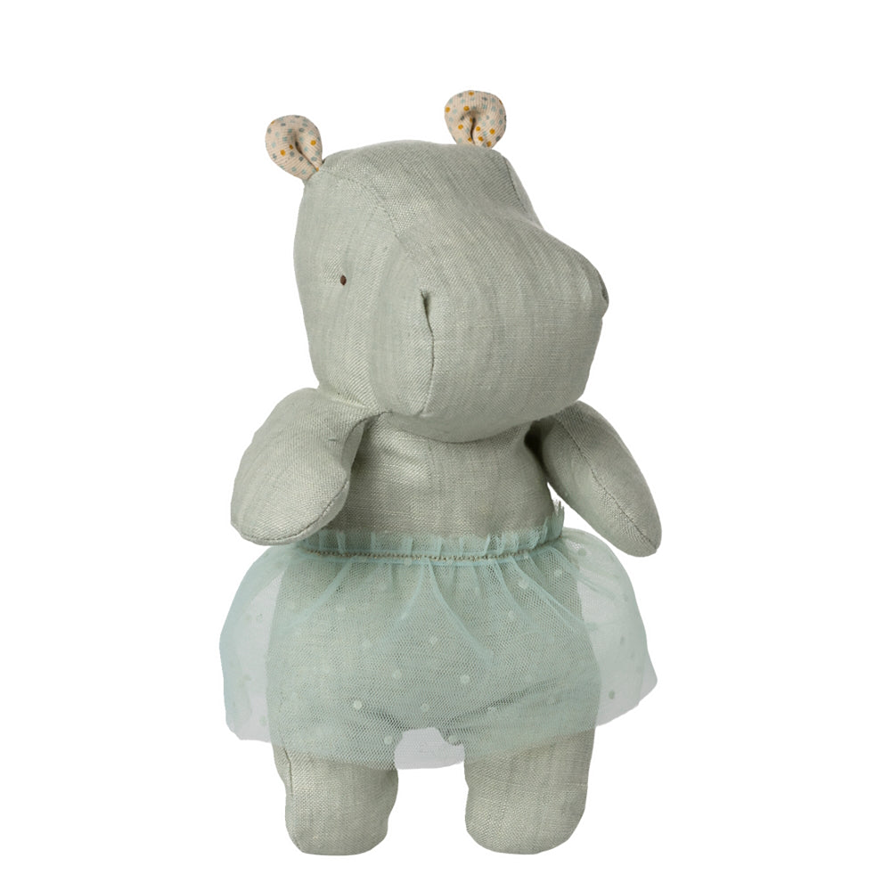 Maileg Safari Friends Hippo w.Tutu Small Mint