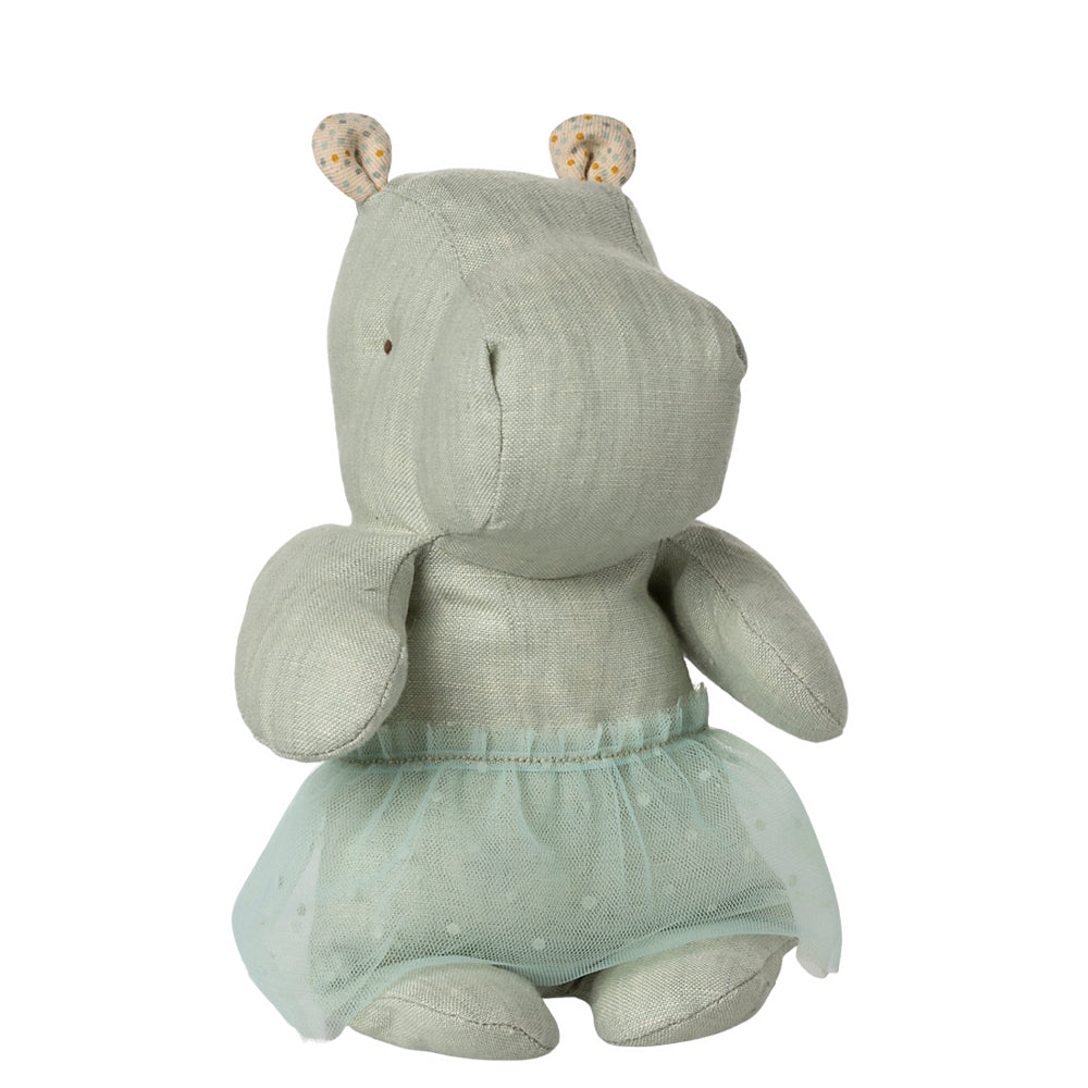 Maileg Safari Friends Hippo w.Tutu Small Mint