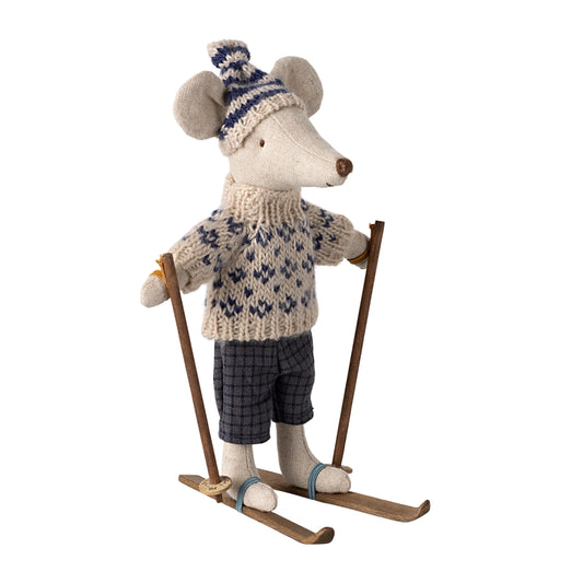 Maileg Winter Mouse Dad Ski Set 2024