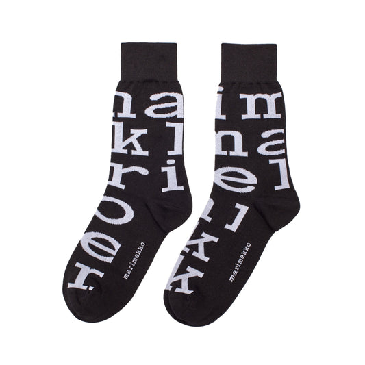 Marimekko Kasvaa Iso Logo Socks