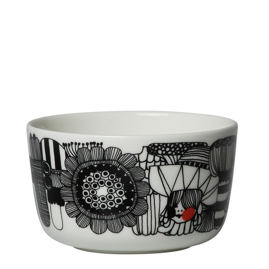 Marimekko Oiva bowl multi 2.5dl blk-wht