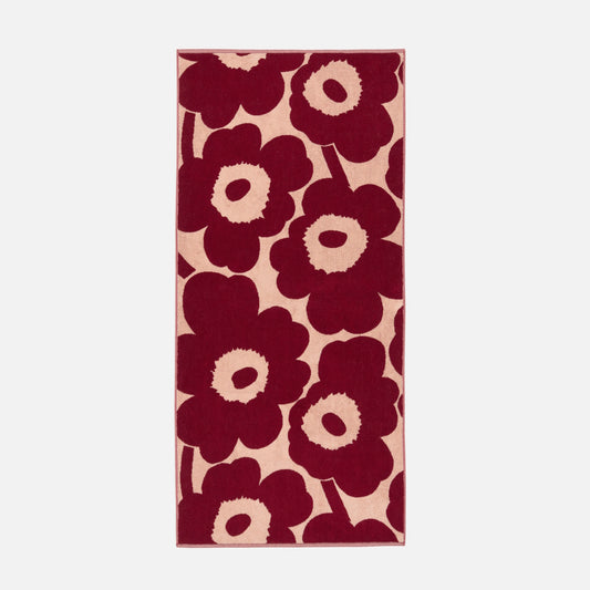 Marimekko Unikko Cotton Bath Towel Cherry