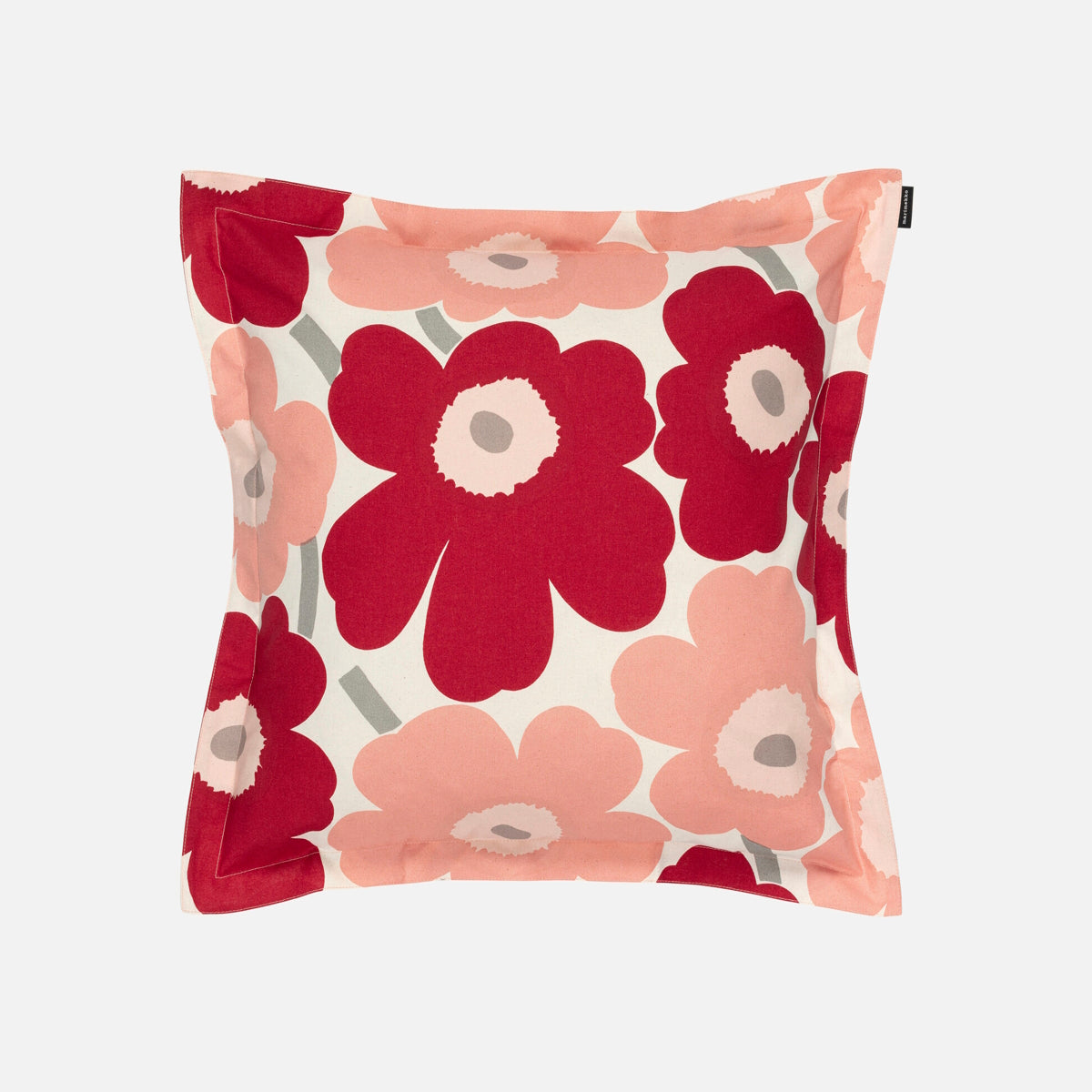 Marimekko Unikko Cotton Cushion Cover Cherry-Rose