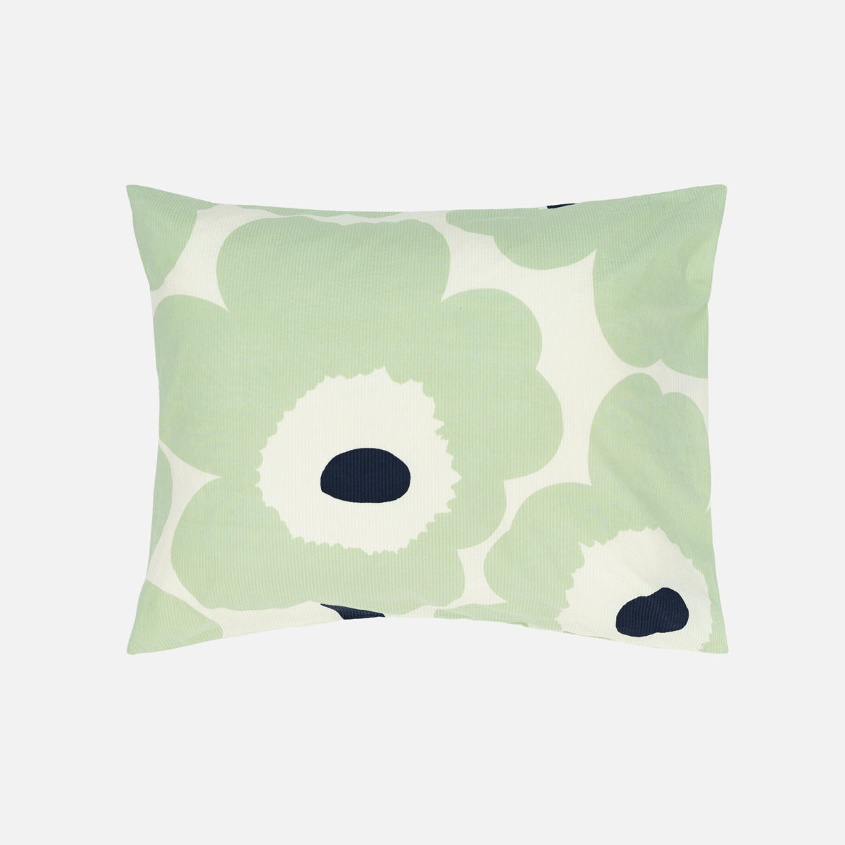 Marimekko-unikko-cotton-pillow-case-sage