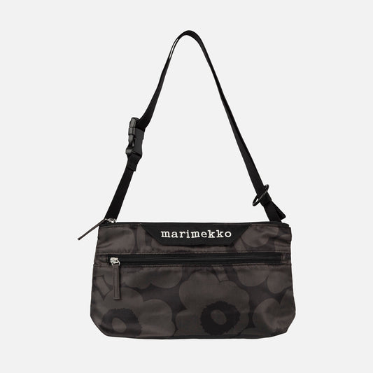 Marimekko Unikko Crossbody Bag Small Dark Grey