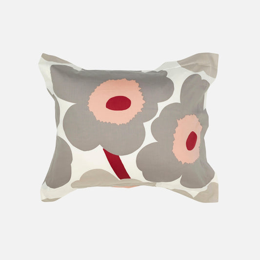 Marimekko-unikko-sateen-pillow-case-warm-grey