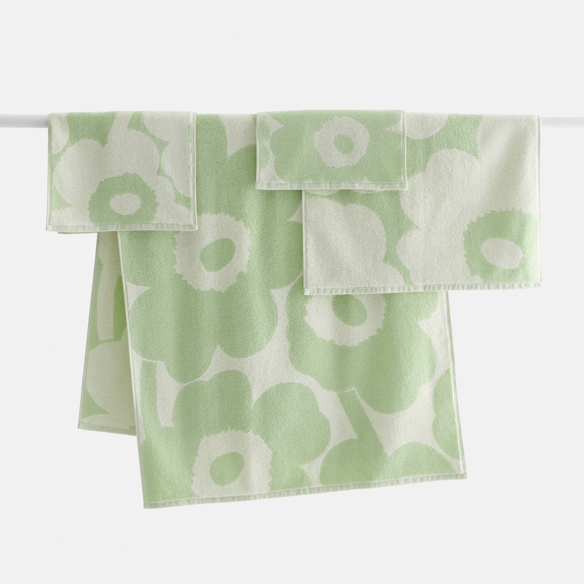 Marimekko Unikko Cotton Face Washer Sage