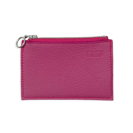 Miiko Card Wallet Leather Pink